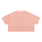 Women's Chapter 001 — Living Off Life STK Snow Washed Crop Tee