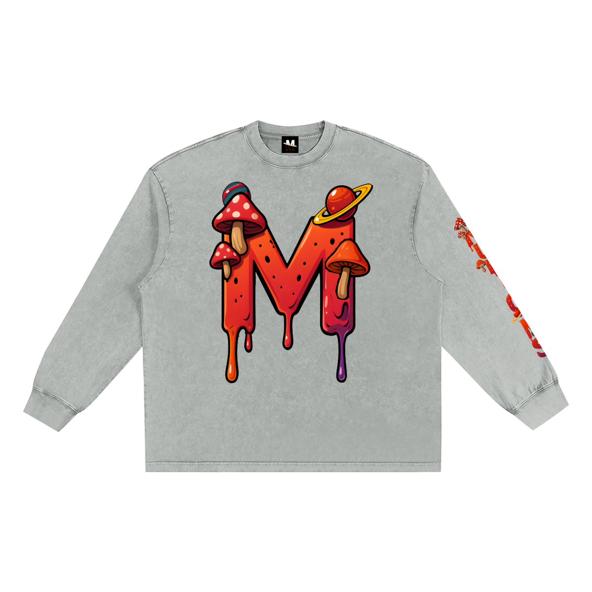 CHAPTER 003 MUNIONS M-Snow Washed Frayed Edge T-Shirt