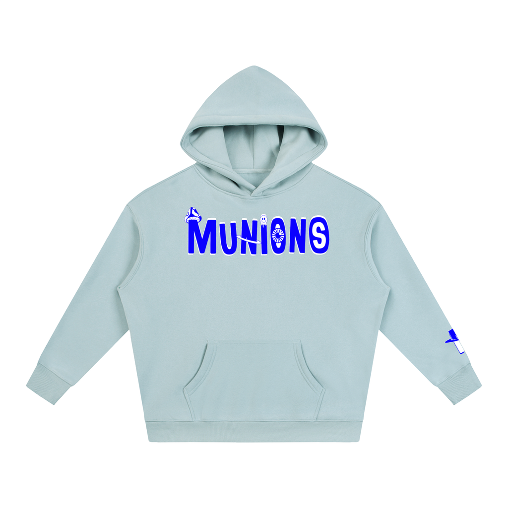 CHAPTER 002.5 MUNIONS BW M — Oversize Fleeced Hoodie