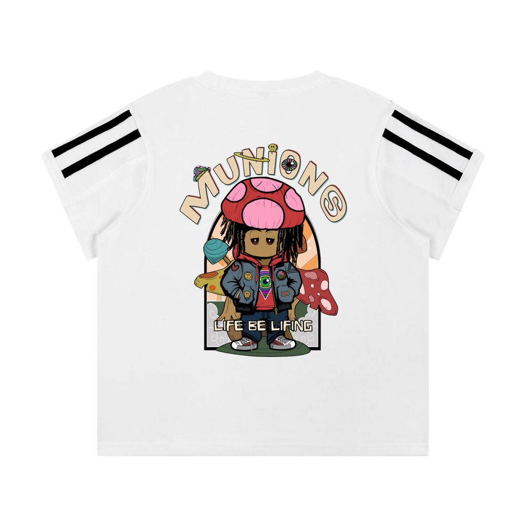 Women's Chapter 002.5 — OG Varsity Stripe Crop Tee