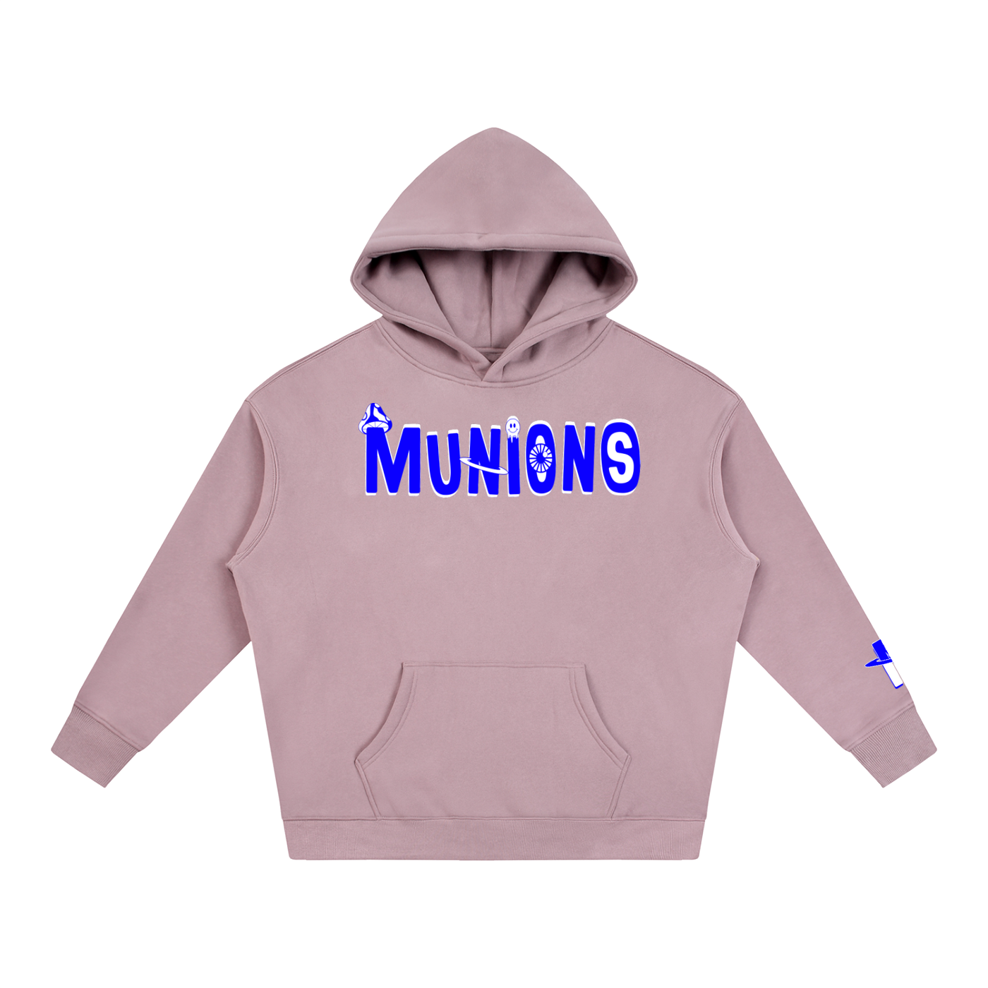 CHAPTER 002.5 MUNIONS BW M — Oversize Fleeced Hoodie