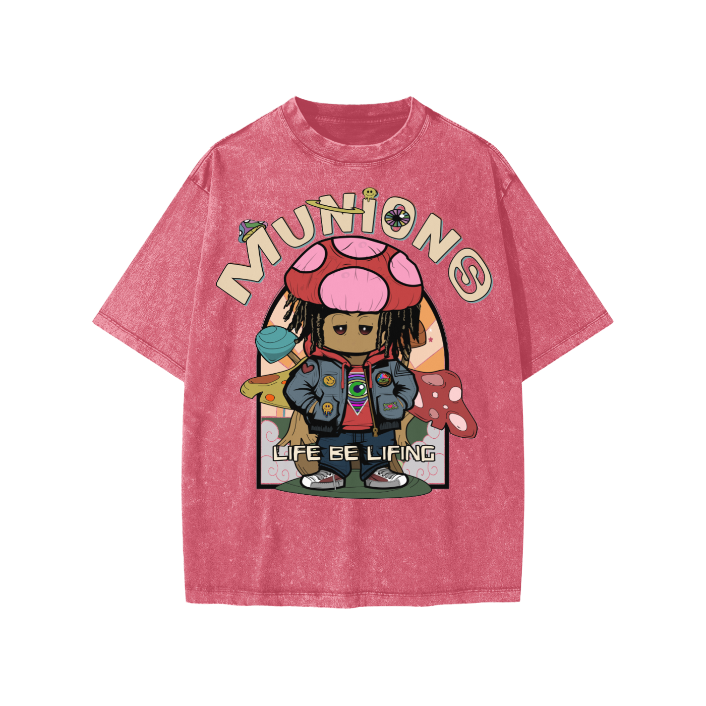 YOUTH CHAPTER 002 MIIZ ORIGIN CORE COLLECTION-Snow Washed T-Shirt