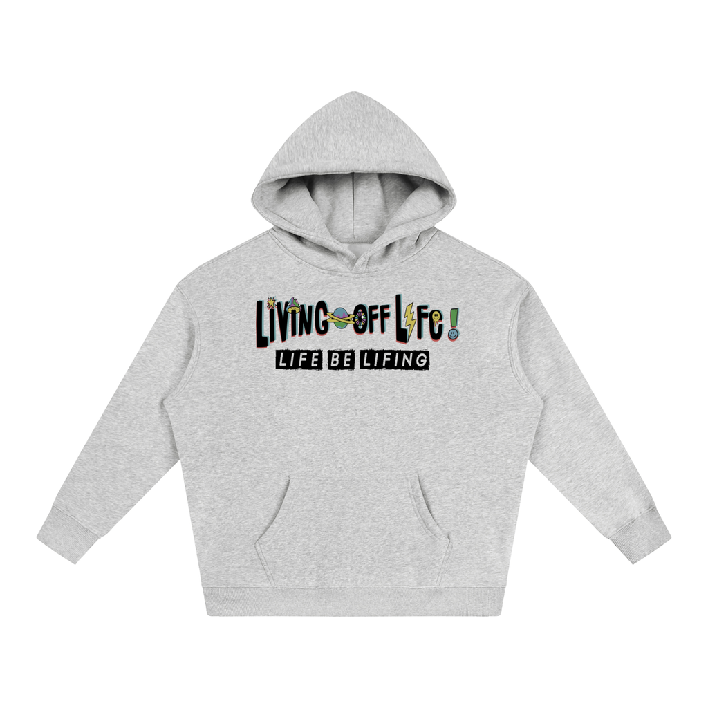 CHAPTER 001 LIVING OFF LIFE-Oversize Fleeced Hoodie