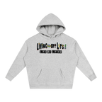 CHAPTER 001 LIVING OFF LIFE-Oversize Fleeced Hoodie