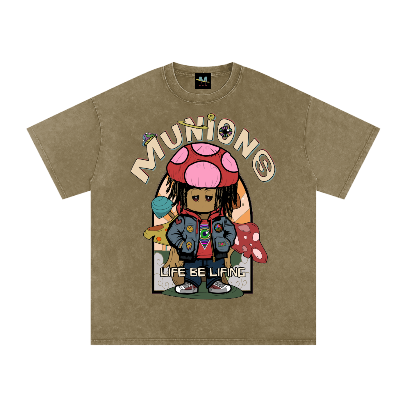 CHAPTER 002 MIIZ ORIGIN CORE COLLECTION— Snow Washed Oversized Tee