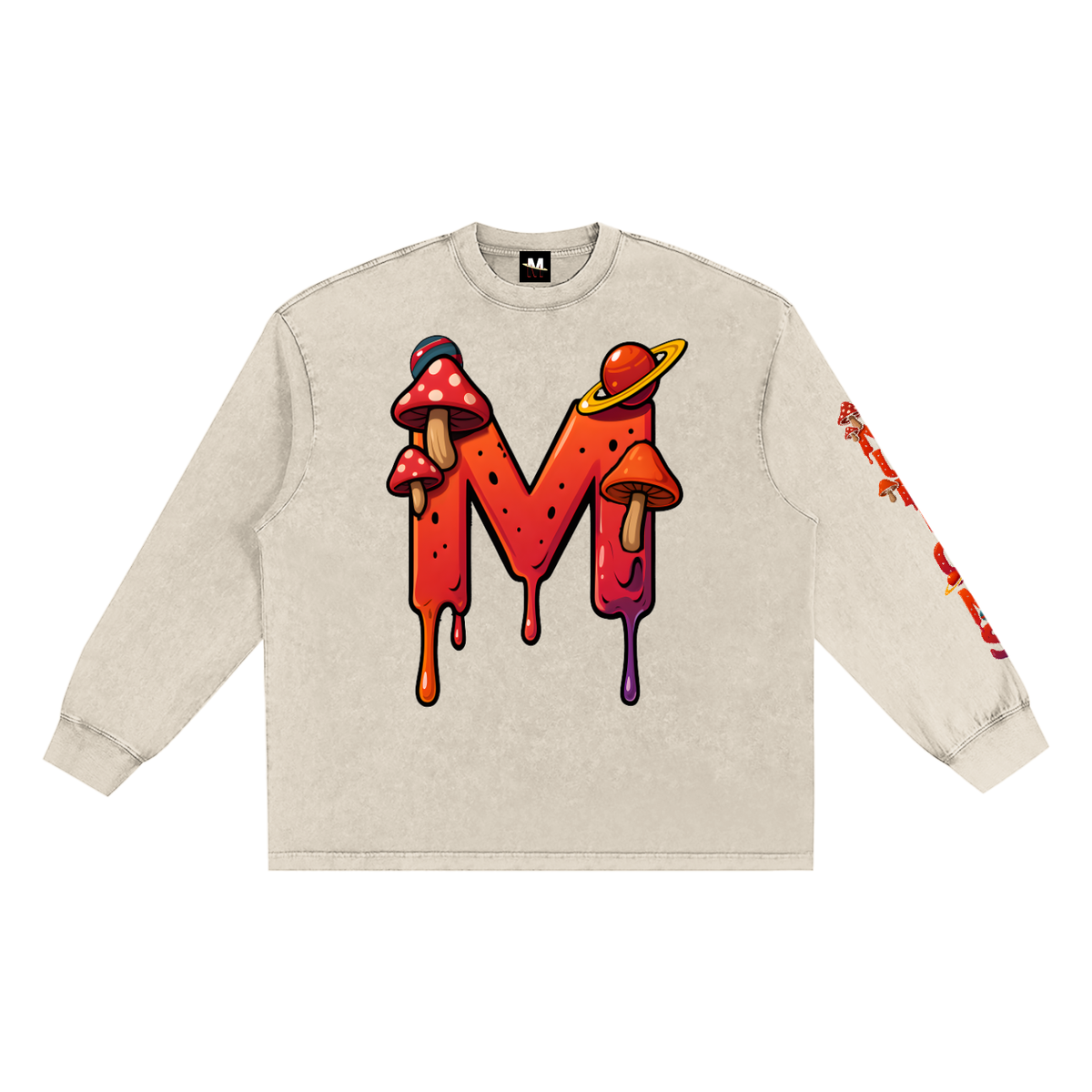 CHAPTER 003 MUNIONS M-Snow Washed Frayed Edge T-Shirt