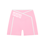 Women's Munions High Rise Color Block Yoga Shorts