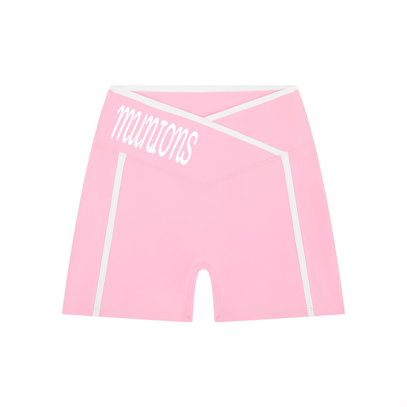 Women's Munions High Rise Color Block Yoga Shorts
