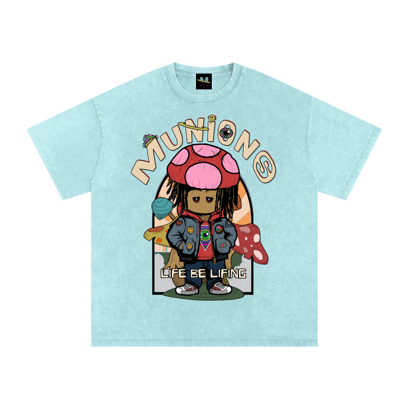 CHAPTER 002 — Miiz Origin Vintage Core Snow Washed Oversized Tee