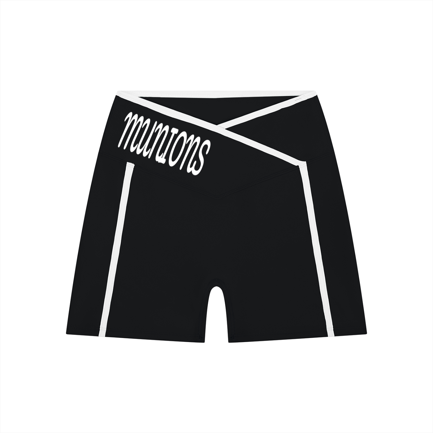 Women's Munions High Rise Color Block Yoga Shorts