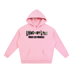 CHAPTER 001 LIVING OFF LIFE-Oversize Fleeced Hoodie