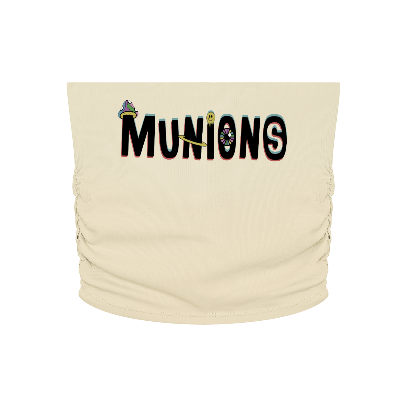 WOMEN'S-MIIZ ORIGIN – Ruched Cropped Yoga Tube Top | Chapter 002