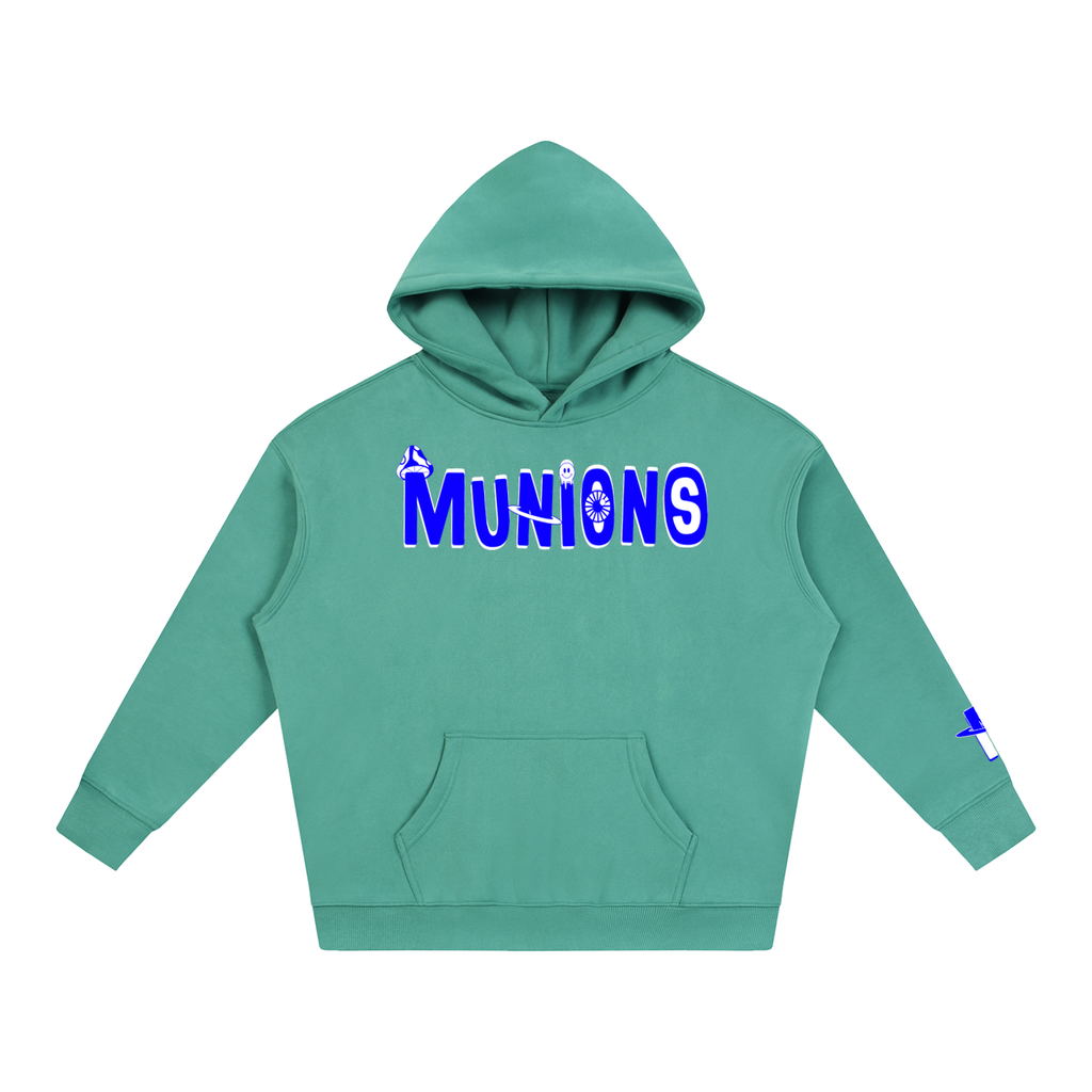 CHAPTER 002.5 MUNIONS BW M — Oversize Fleeced Hoodie