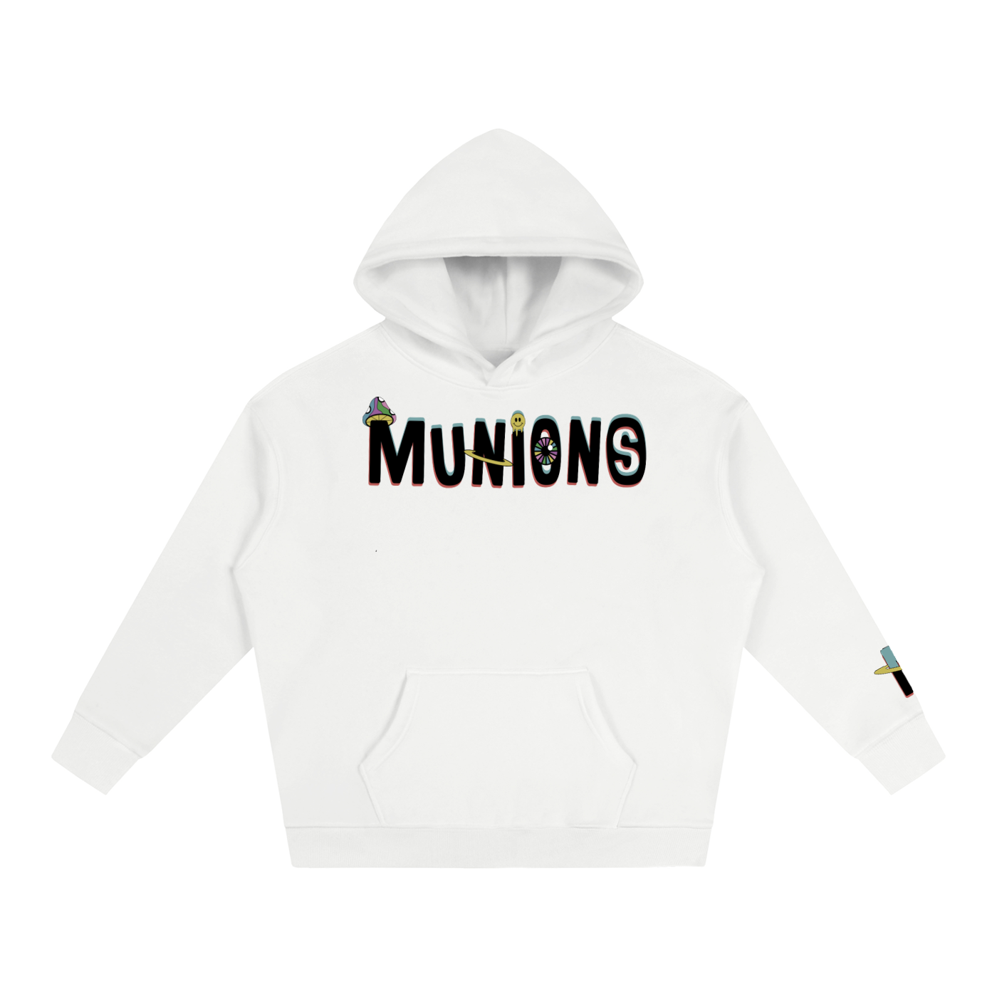 CHAPTER 002.5 MUNIONS OG — Oversize Fleeced Hoodie