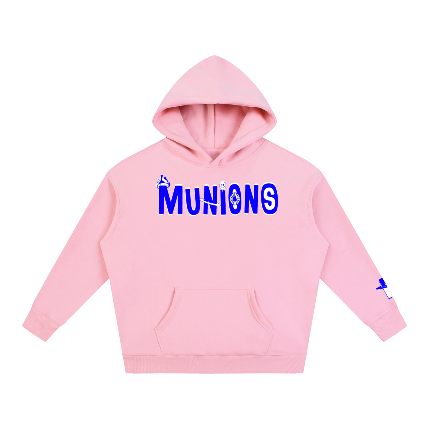 CHAPTER 002.5 MUNIONS BW M — Oversize Fleeced Hoodie