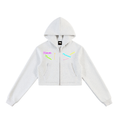 CHAPTER 002: MUNIONS EVERYWHERE | Women's Cropped Zip-Up Hoodie