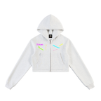 CHAPTER 002: MUNIONS EVERYWHERE | Women's Cropped Zip-Up Hoodie