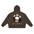 CHAPTER 002.5 MUNIONS CORE COLLECTION — Life Is Worth It Leopard Full Zip Hoodie