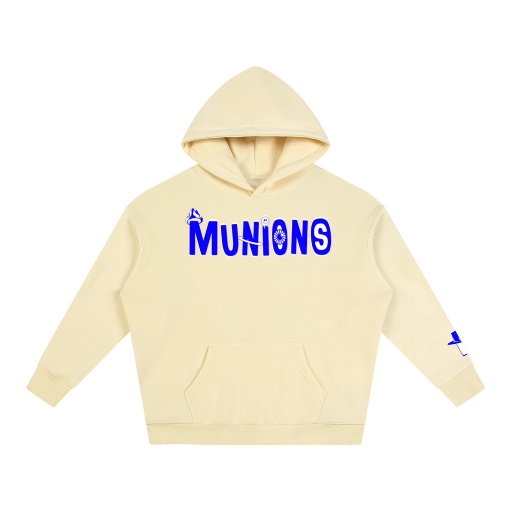 CHAPTER 002.5 MUNIONS BW M — Oversize Fleeced Hoodie