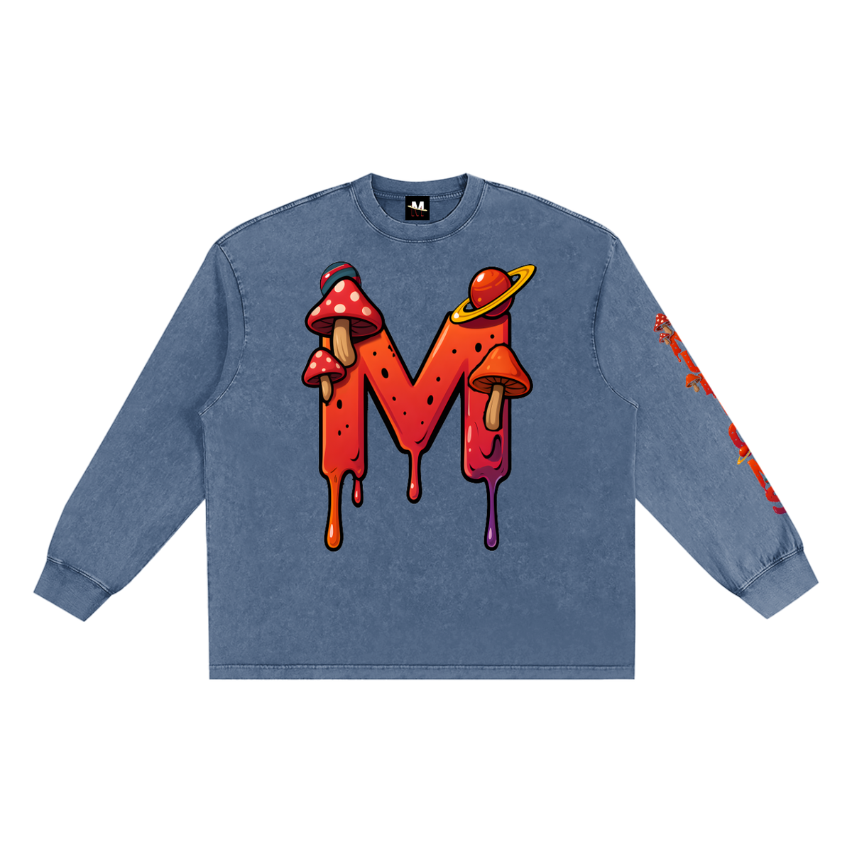 CHAPTER 003 MUNIONS M-Snow Washed Frayed Edge T-Shirt