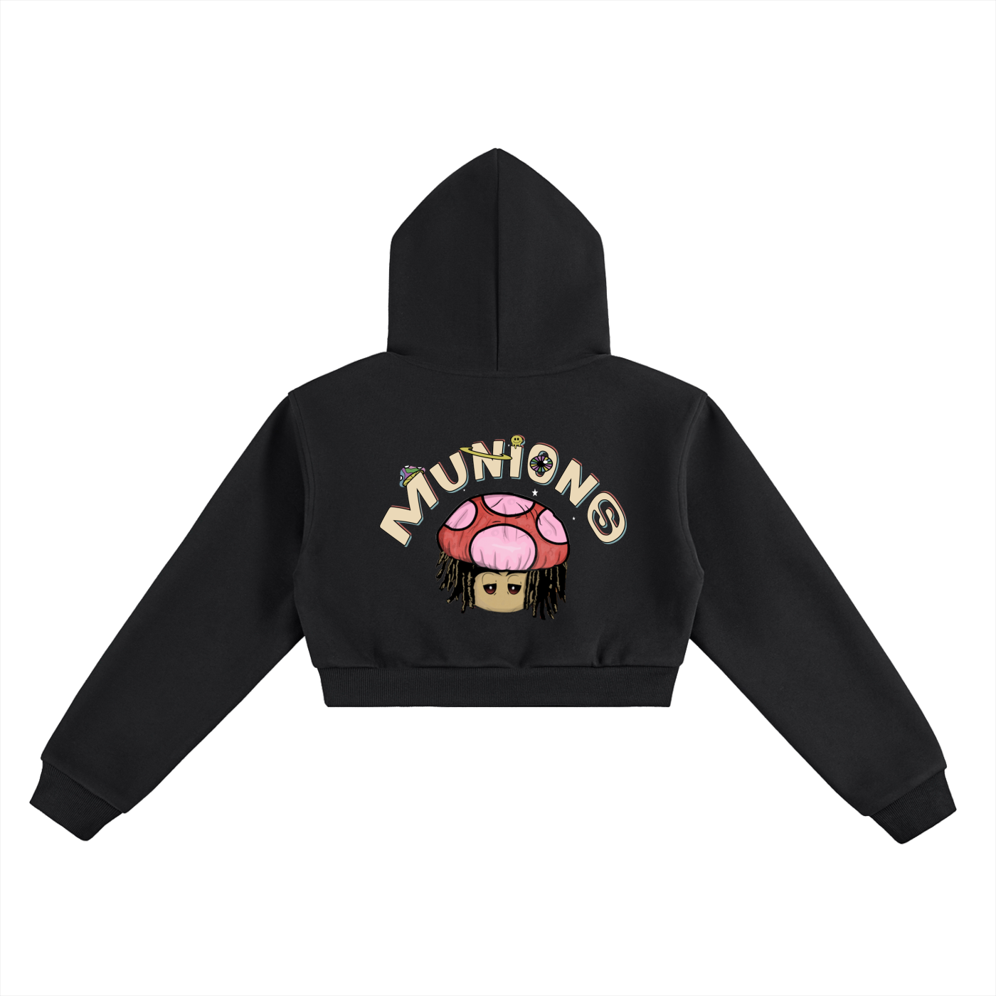 CHAPTER 002.5 MUNIONS-Essential Cropped Hoodie