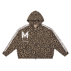 CHAPTER 002.5 MUNIONS CORE COLLECTION — Life Is Worth It Leopard Full Zip Hoodie