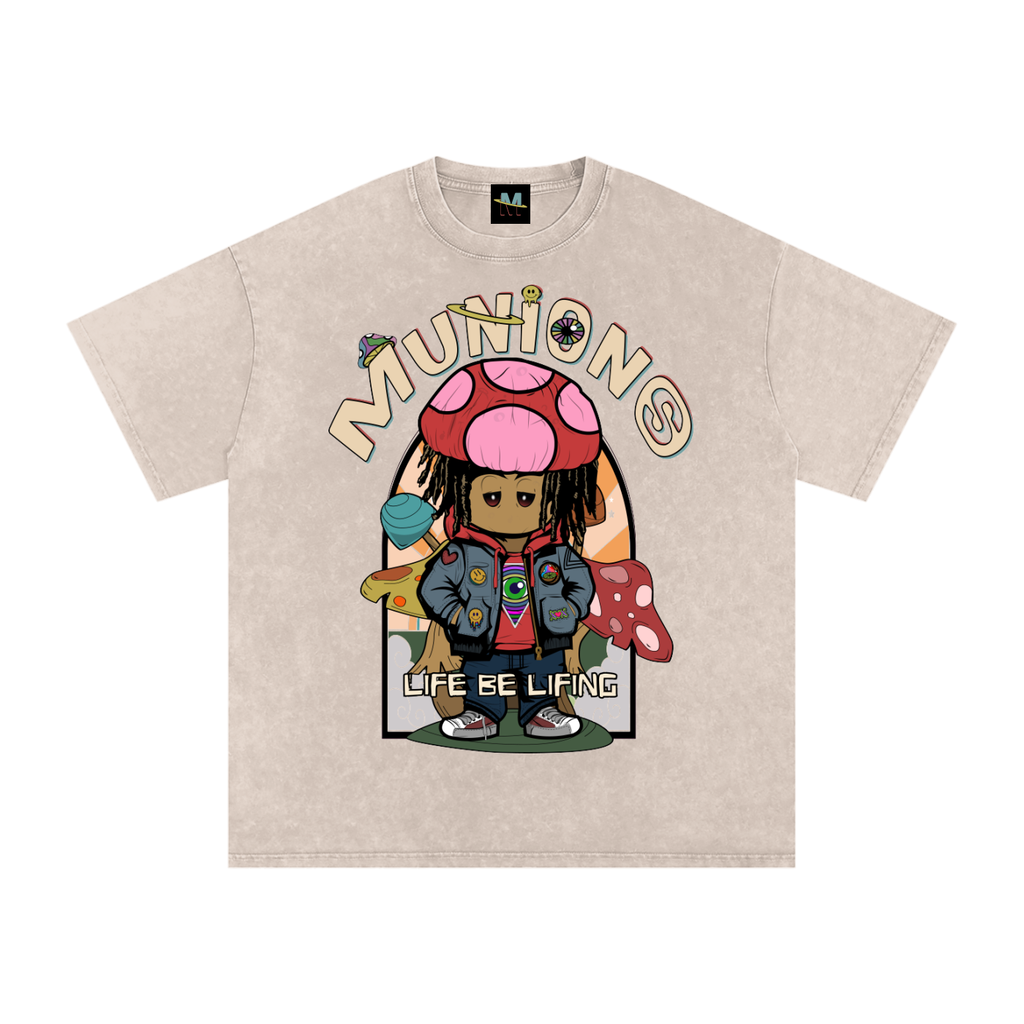 CHAPTER 002 MIIZ ORIGIN CORE COLLECTION— Snow Washed Oversized Tee