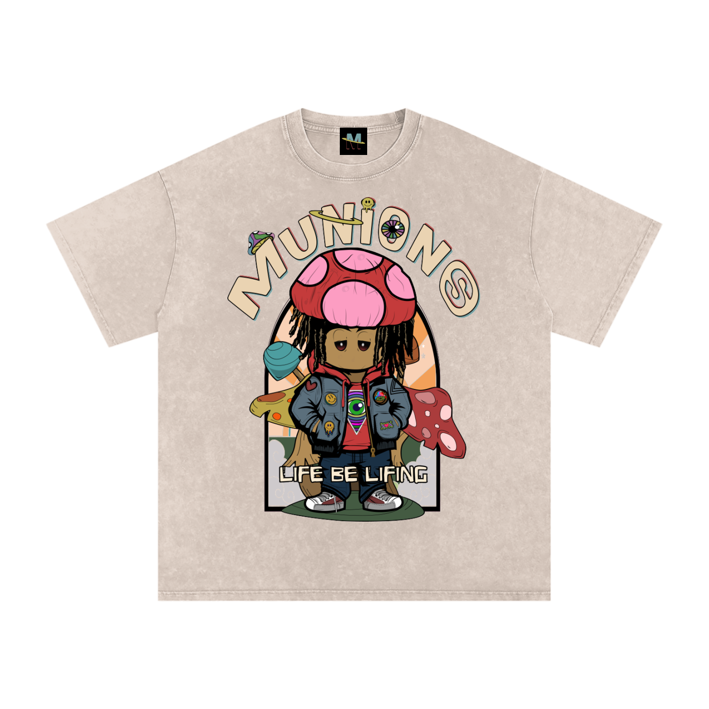 CHAPTER 002 MIIZ ORIGIN CORE COLLECTION— Snow Washed Oversized Tee