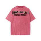 YOUTH CHAPTER 001 LIVING OFF LIFE CORE COLLECTION-Snow Washed T-Shirt