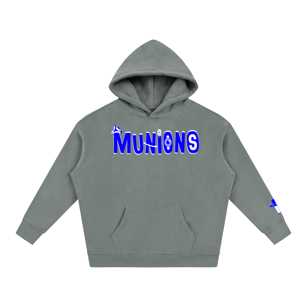 CHAPTER 002.5 MUNIONS BW M — Oversize Fleeced Hoodie