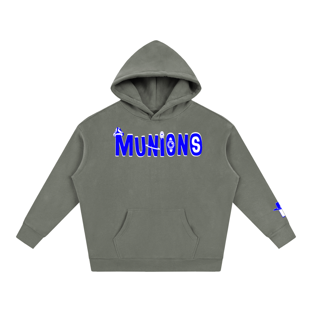 CHAPTER 002.5 MUNIONS BW M — Oversize Fleeced Hoodie
