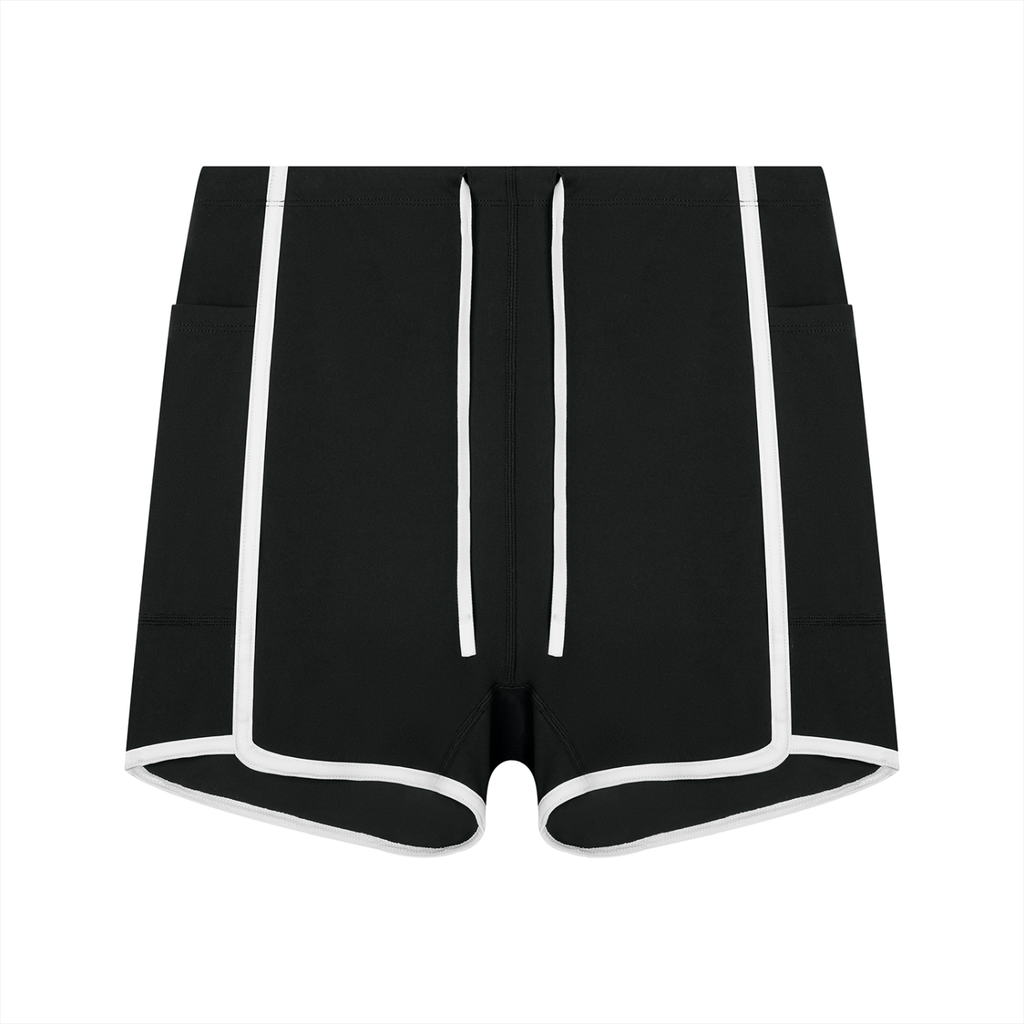 WOMEN'S-MUNIONS High Rise Color Block Yoga Shorts | Chapter 002