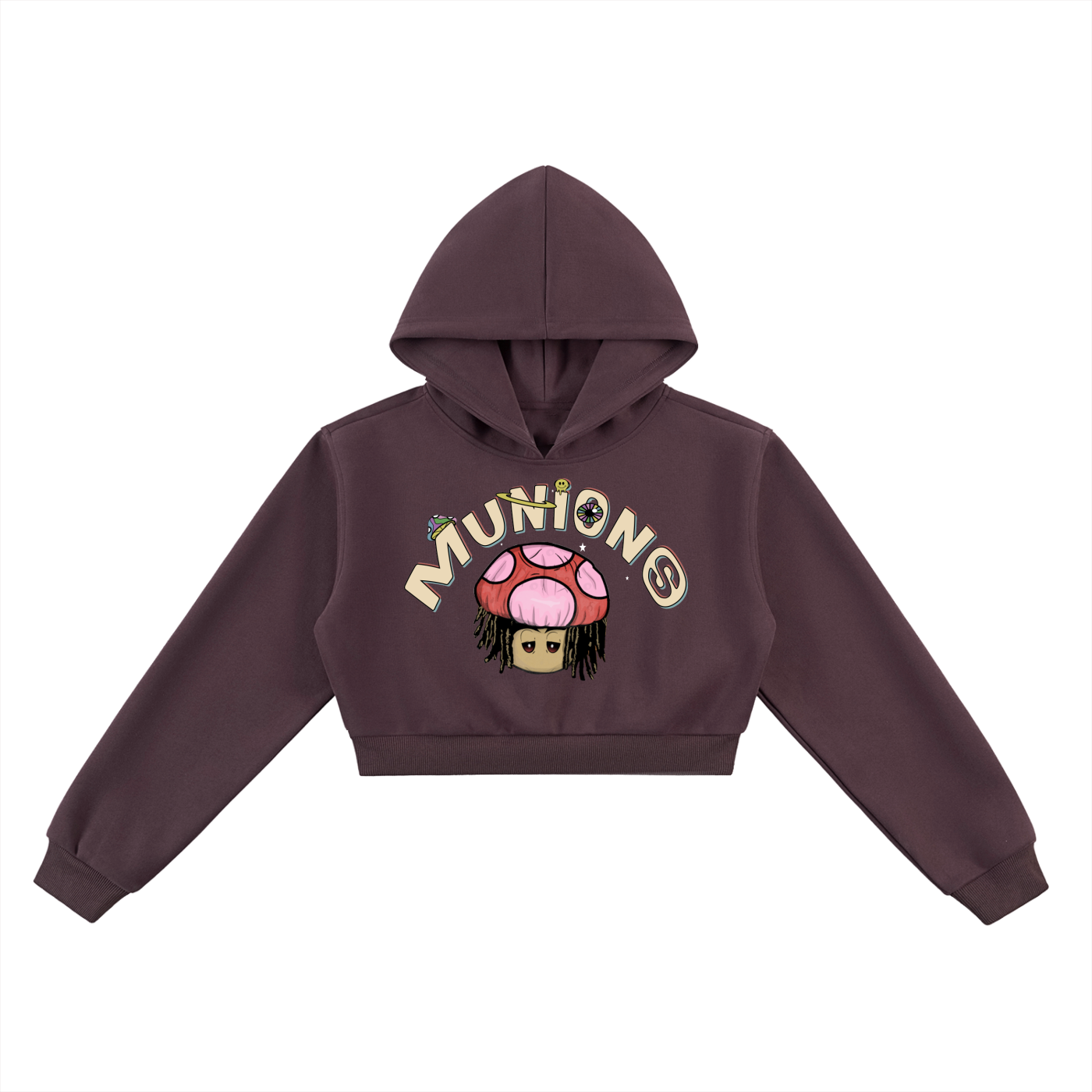 WOMENS CHAPTER 002.5 MUNIONS-Essential Cropped Hoodie