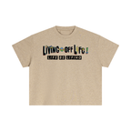 CHAPTER 001 LIVING OFF LIFE-Essential Cotton Boxy T-Shirt