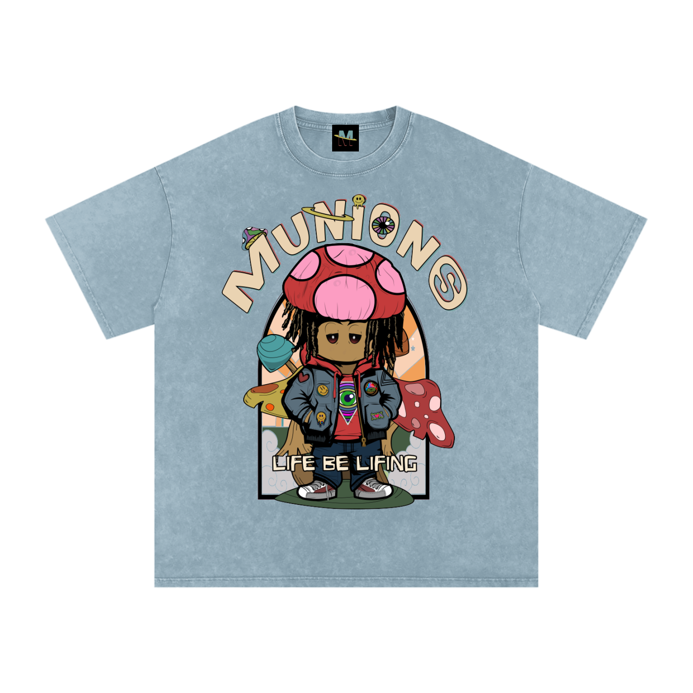 CHAPTER 002 — Miiz Origin Vintage Core Snow Washed Oversized Tee