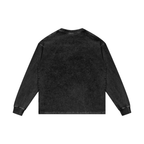 CHAPTER 002 MUNIONS ALL OVER-Acid Wash Oversize Long Sleeve T-Shirt