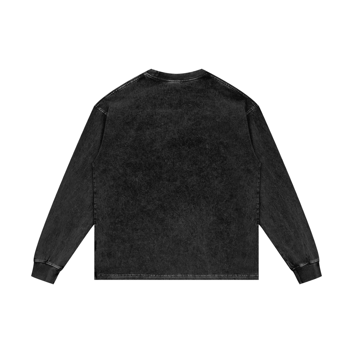 CHAPTER 002 MUNIONS ALL OVER-Acid Wash Oversize Long Sleeve T-Shirt
