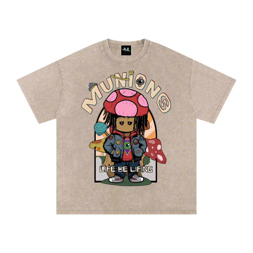 CHAPTER 002 MIIZ ORIGIN CORE COLLECTION— Snow Washed Oversized Tee