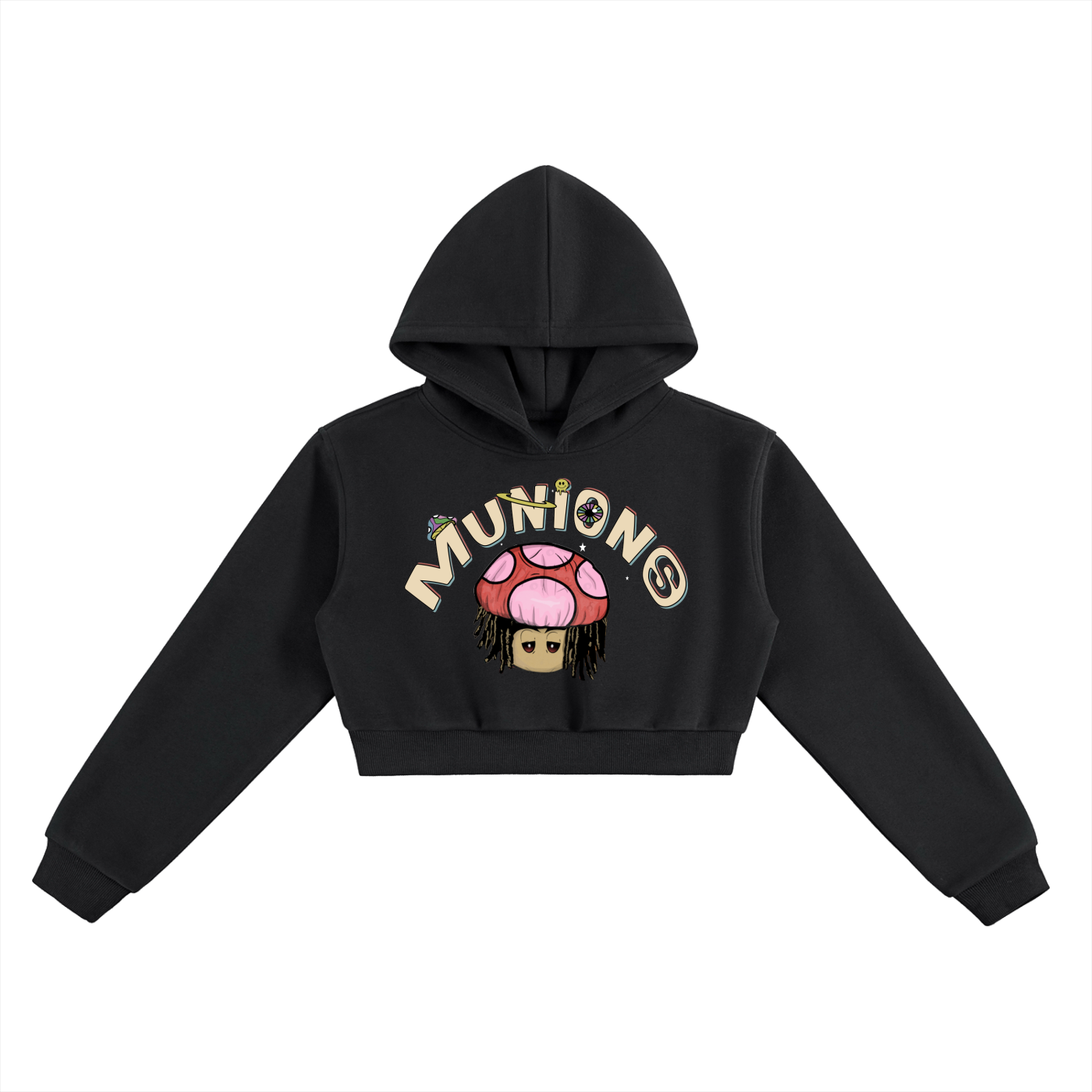 WOMENS CHAPTER 002.5 MUNIONS-Essential Cropped Hoodie