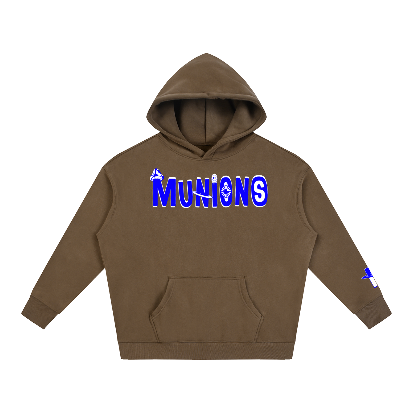 CHAPTER 002.5 MUNIONS BW M — Oversize Fleeced Hoodie