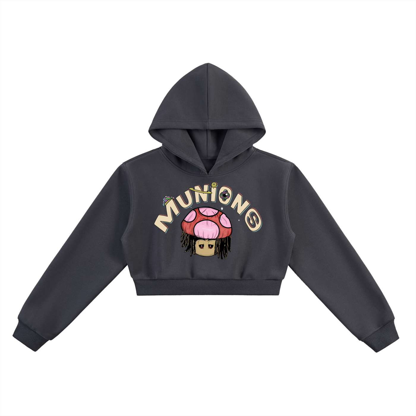 WOMENS CHAPTER 002.5 MUNIONS-Essential Cropped Hoodie