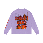 CHAPTER 003 MUNIONS DRIP CORE COLLECTION-Acid Wash Oversize Long Sleeve T-Shirt