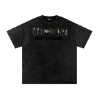 CHAPTER 001 LIVING OFF LIFE CORE COLLECTION-Snow Washed Oversized Cotton T-Shirt