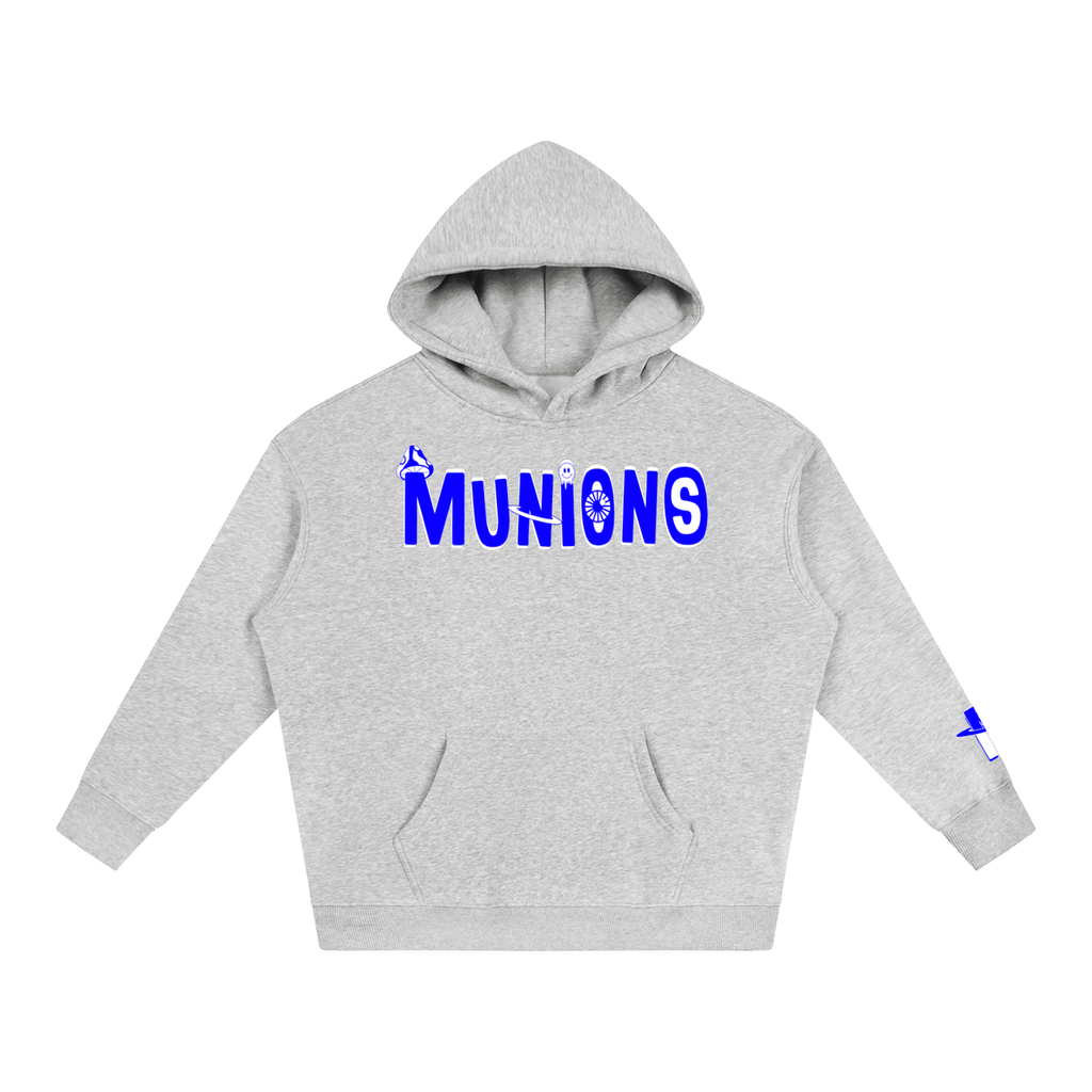 CHAPTER 002.5 MUNIONS BW M — Oversize Fleeced Hoodie