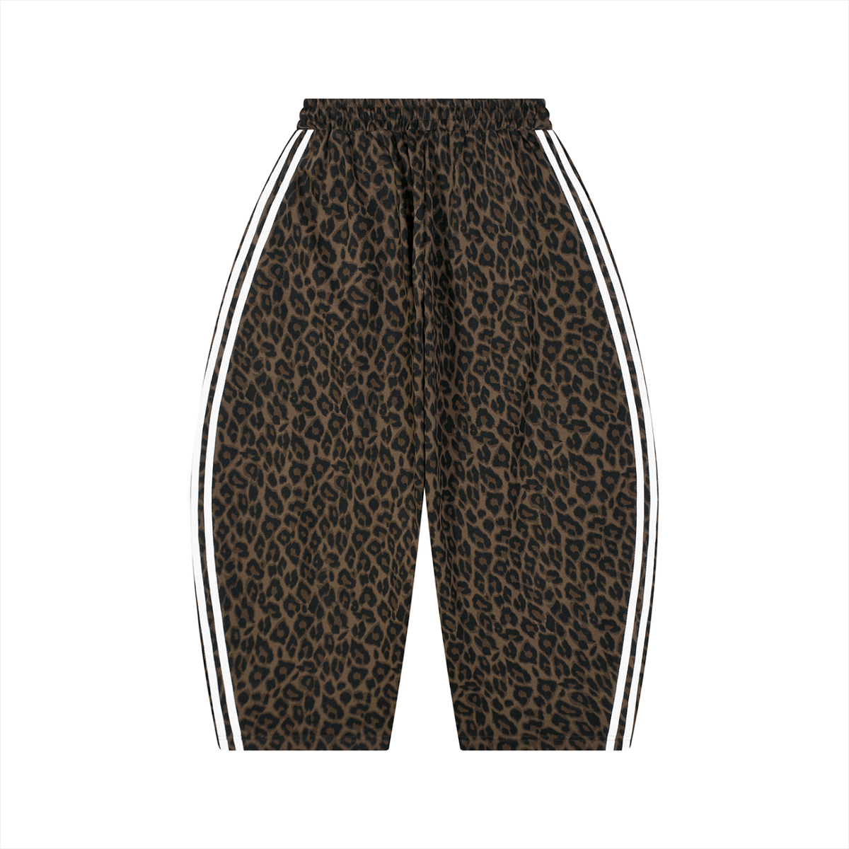 CHAPTER 002.5 MUNIONS CORE COLLECTION — Life Is Worth It Leopard Barrel Leg Sweatpants
