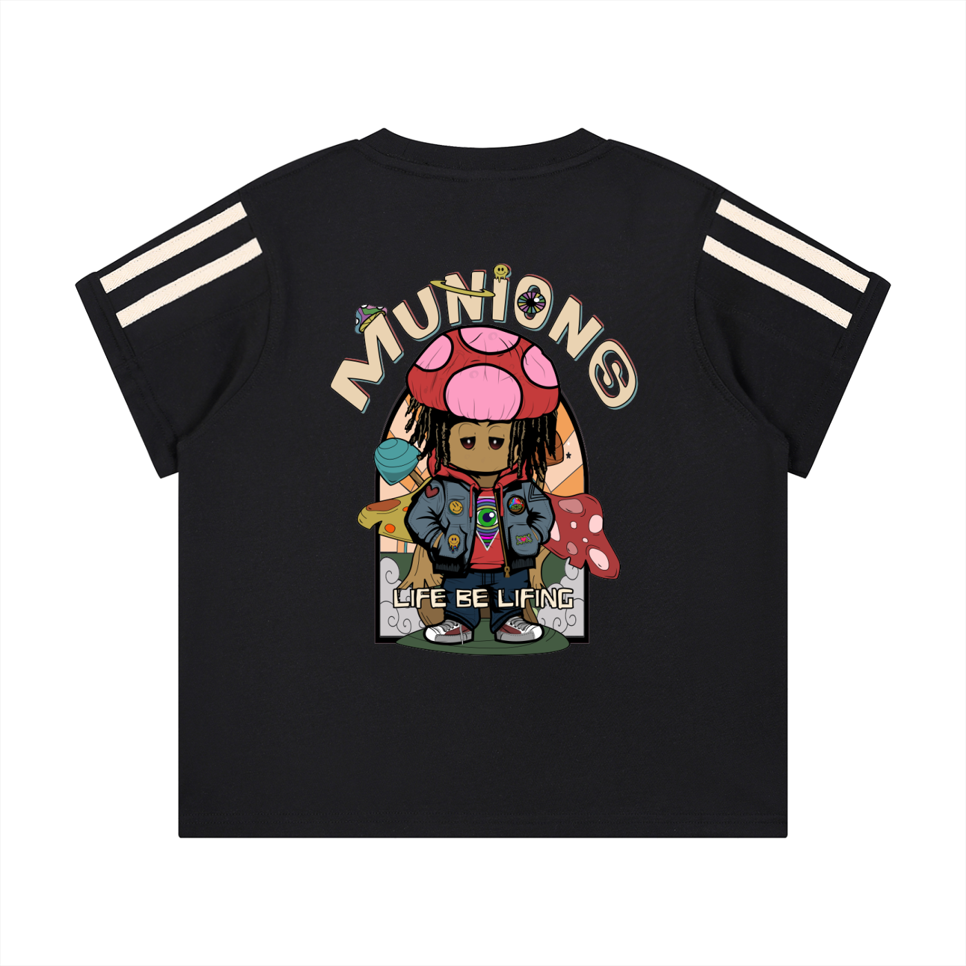 Women's Chapter 002.5 — OG Varsity Stripe Crop Tee