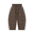 CHAPTER 002.5 MUNIONS CORE COLLECTION — Life Is Worth It Leopard Barrel Leg Sweatpants