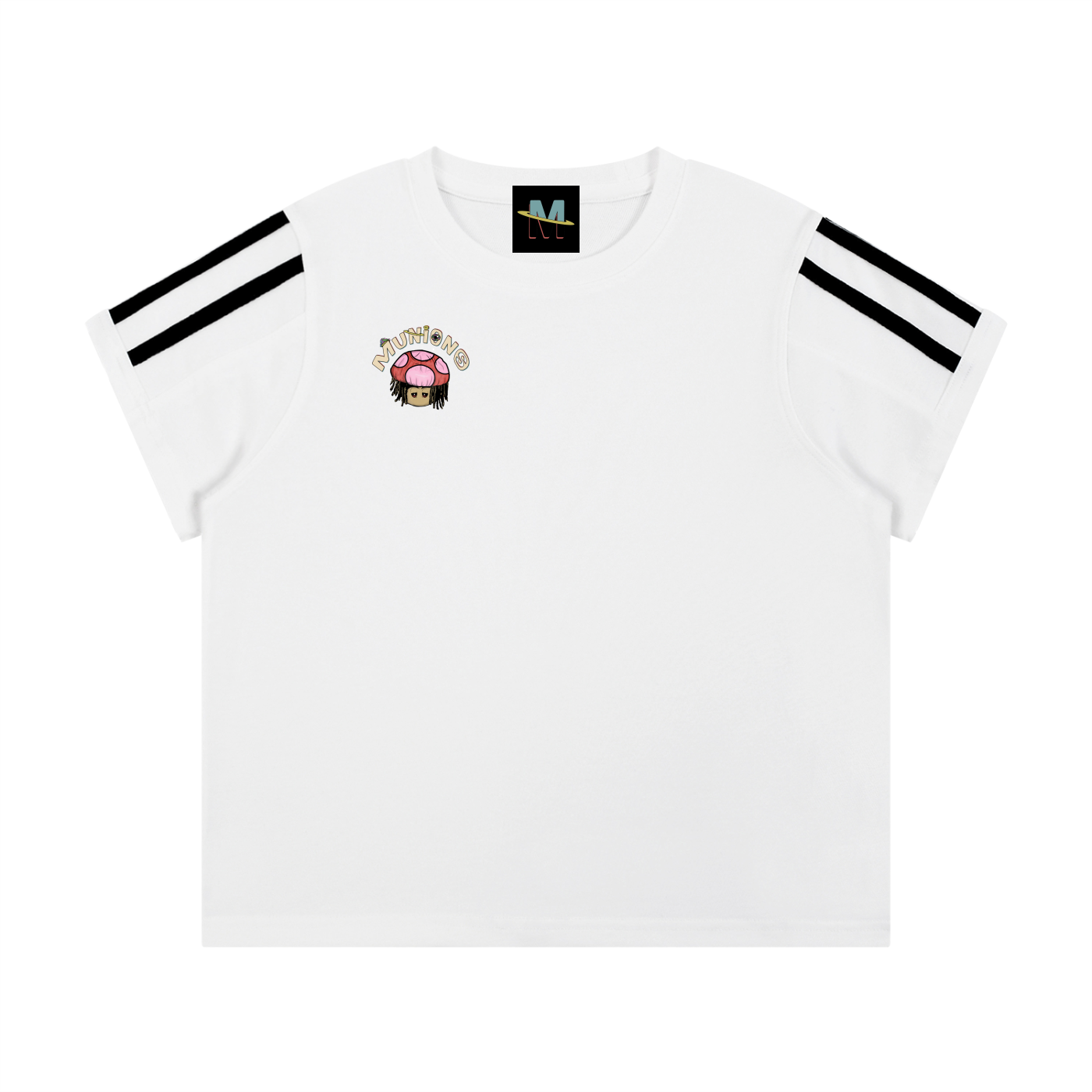 Women's Chapter 002.5 — OG Varsity Stripe Crop Tee