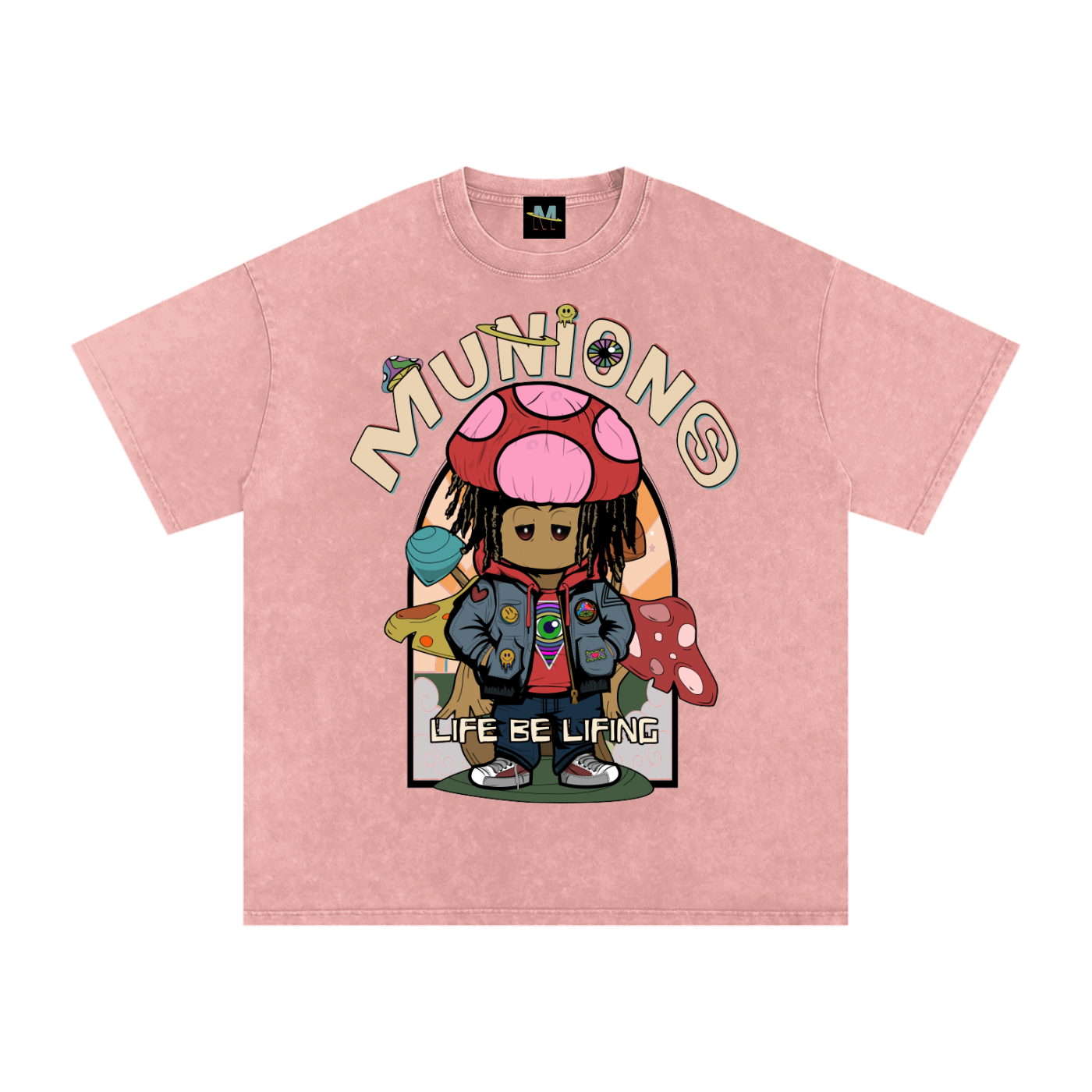 CHAPTER 002 MIIZ ORIGIN CORE COLLECTION— Snow Washed Oversized Tee