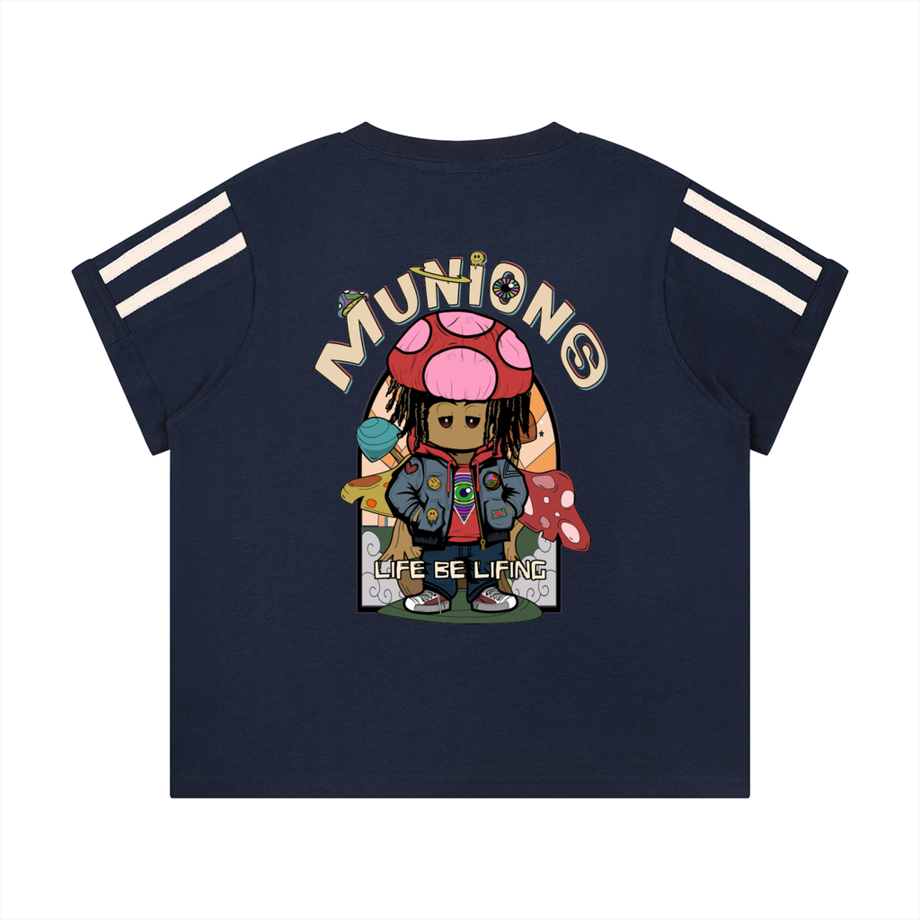 Women's Chapter 002.5 — OG Varsity Stripe Crop Tee